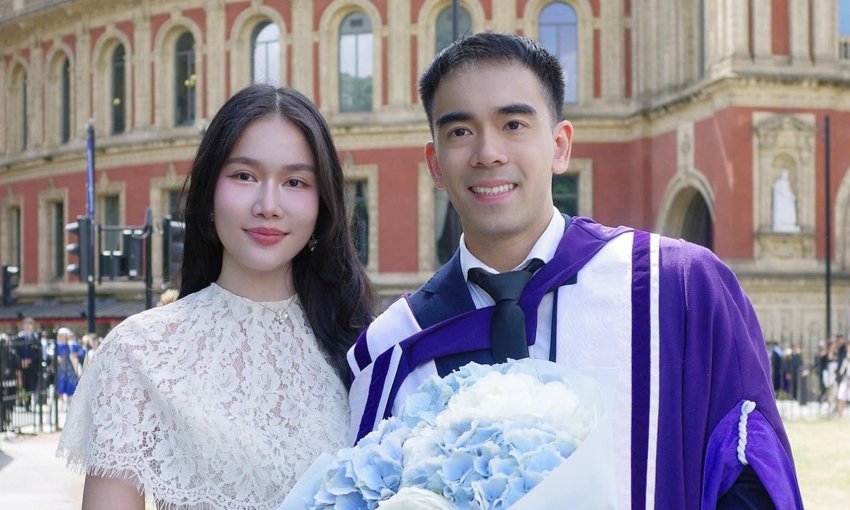 Phương Anh xúc động chúc mừng chồng tốt nghiệp tiến sĩ tại Imperial College London - hình ảnh - playabc8.com