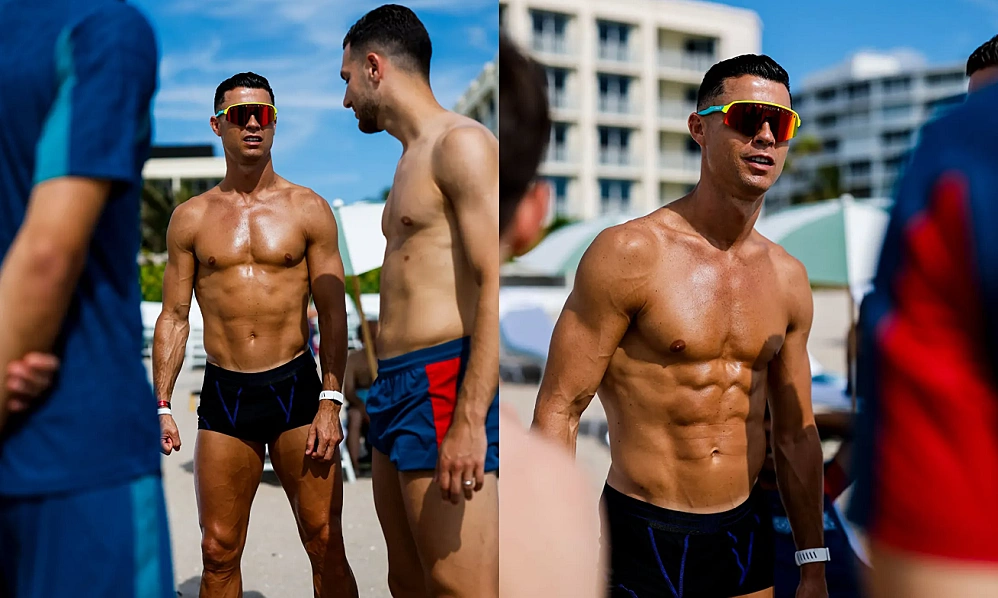 Ronaldo khoe thể hình săn chắc trên bãi biển Mỹ, fan Việt háo hức theo dõi trước thềm World Cup 2026 - hình ảnh - playabc8.com Ronaldo khoe thể hình săn chắc trên bãi biển Mỹ, fan Việt háo hức theo dõi trước thềm World Cup 2026 - hình ảnh - playabc8.com